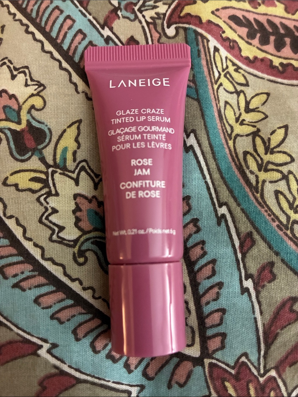 LANEIGE Glaze Craze Tinted Lip Serum - Rose Jam